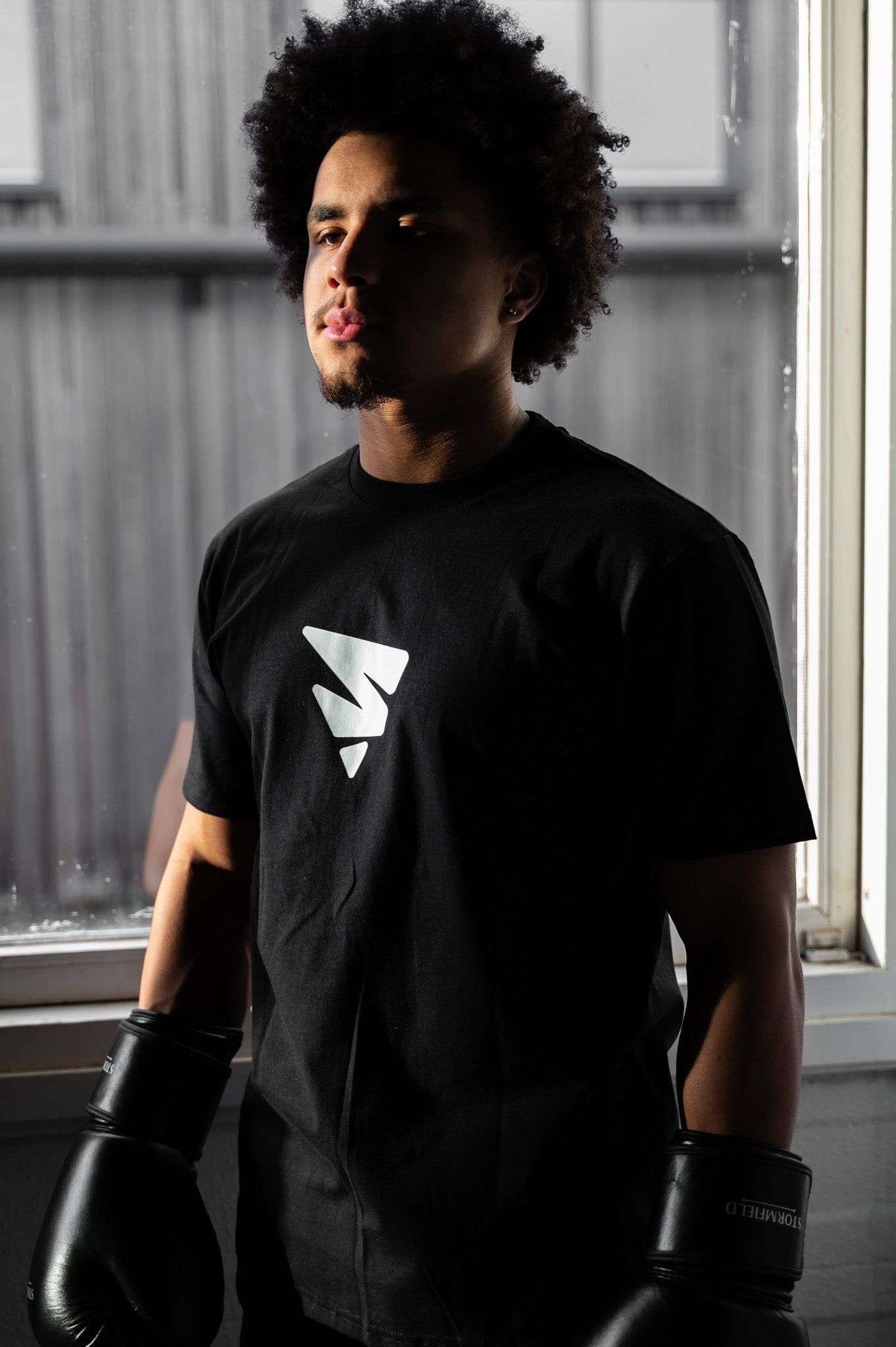 Boxy Tee Zwart